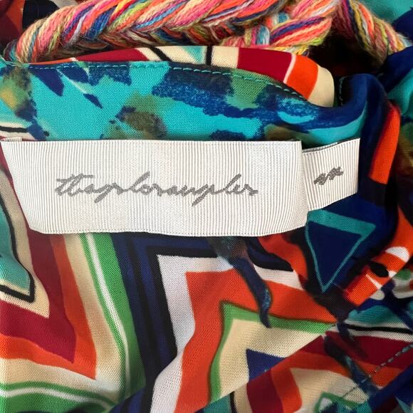 Tbags Los Angeles Multi colored Maxi Dress Medium - Picture 6 of 6